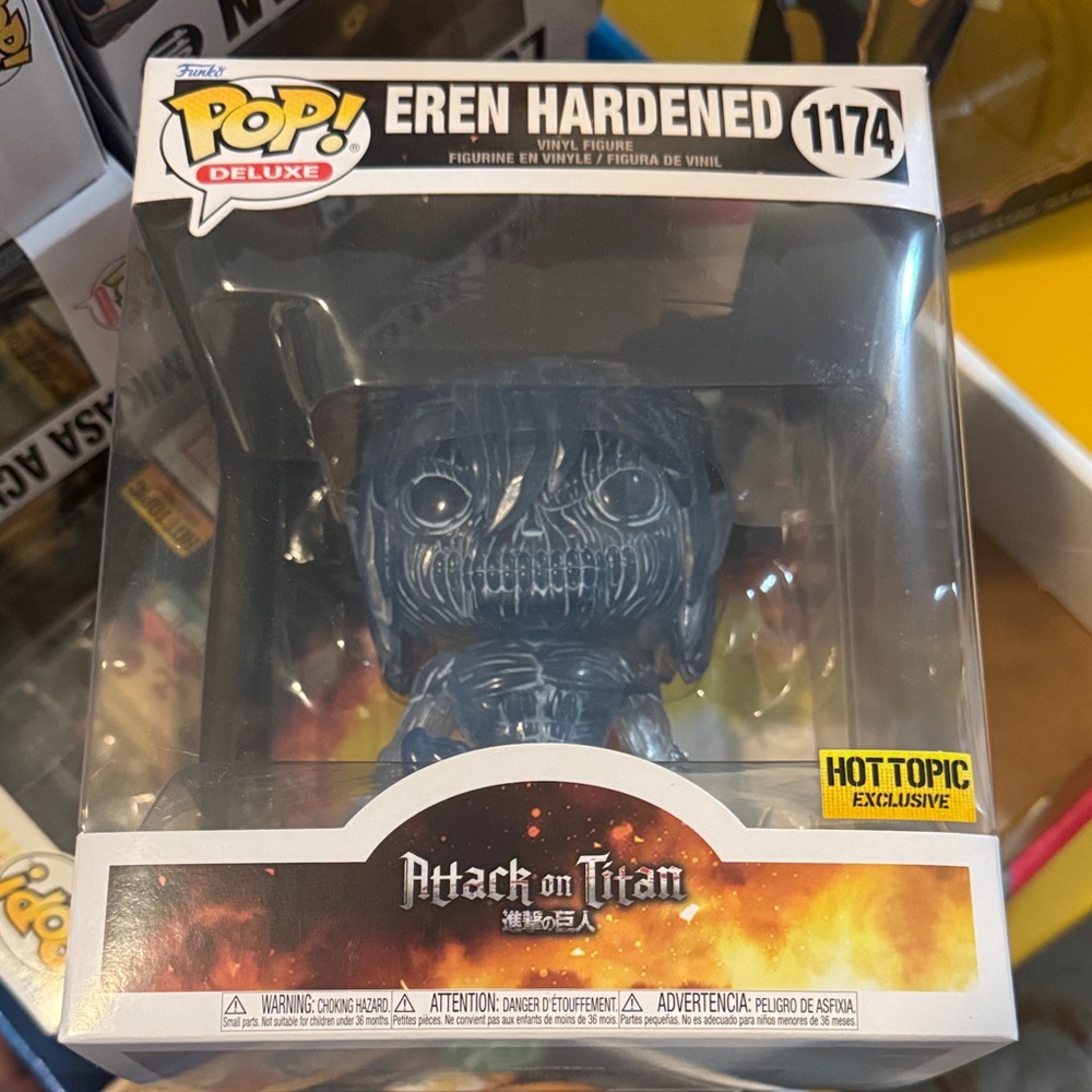 Funko Pop Eren Hardened Blue Figure